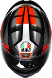 AGV K1 S Fastlap Motorcycle Helmet Black/Gray/Red, Small - Part 2118394018064S