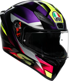 AGV K1 S Fastlap Motorcycle Helmet Black/Purple/Pink Medium 2118394018065M