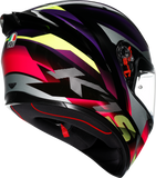 AGV K1 S Fastlap Motorcycle Helmet Black/Purple/Pink Medium 2118394018065M
