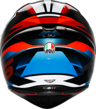 AGV K1 S Fastlap Motorcycle Helmet Black/Red/Blue, XL - Part Number 2118394018066XL