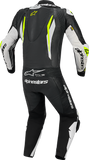 Alpinestars GP Tech v5 1-Piece Leather Suit - Black/White/Yellow Fluo US 38 / EU 48