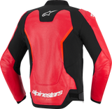 Alpinestars GP Force v2 Airflow Leather Jacket - Red/Red Fluo US 40 / EU 50