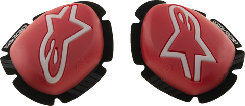 Alpinestars GP Plus Knee Sliders - Red/White (Part #6400226-32)