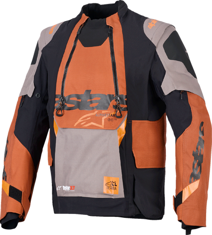 Alpinestars Halo Pro Drystar? XF Laminated Motorcycle Jacket - Walnut, Rust & Black - 3X