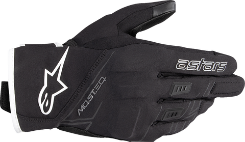 Alpinestars Stella Moblast WP Gloves - Black/Off White, 2XL - All-Weather Motorcycle Riding Gloves with Waterproof Breathable Membrane