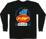 FMF America First Long-Sleeve T-Shirt, Black, Large – Part Number HO25119901BLKLG