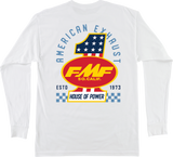 FMF America First Long-Sleeve T-Shirt, White, Small – HO25119901WHTSM