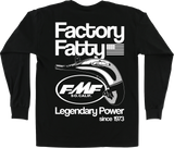 FMF Factory Fatty Long-Sleeve T-Shirt, Black, Large – Part Number HO25119900BLKLG