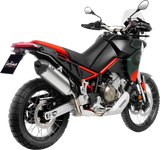 LeoVince LV-14 Slip-On Muffler for Aprilia Tuareg 660, Stainless Steel, Part Number 15626U