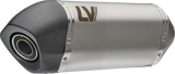 LeoVince LV-14 Slip-On Muffler for KTM and CFMOTO 790/800/890/901, Stainless Steel, Part 15618U