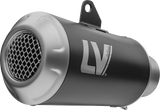 LeoVince LV-12 R Slip-On Muffler, Black, KTM 1090/1190/1290, Part 15309BU