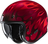 HJC V31 Firo MC1 Open-Face Motorcycle Helmet, 2XL, Part Number JA20NUS8601V