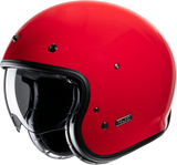 HJC V31 Retro-Style Open-Face Helmet - Solid Deep Red - Large (Part Number: JA20NUS6DERV)