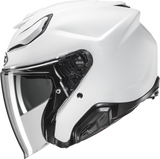 HJC F31 Solid Motorcycle Helmet, White, Small – Part Number JA21NUS4XWHV