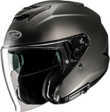 HJC i31 Helmet - Solid Semi-Flat Titanium XL | Lightweight, Impact-Resistant Motorcycle Helmet