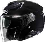 HJC F31 Solid Black Motorcycle Helmet, XL, Part Number JA21NUS7XBKV