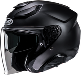 HJC F31 Solid Motorcycle Helmet, Semi-Flat Black, XS – Part Number JA21NUS3XBSV