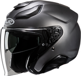 HJC F31 Helmet Solid Semi-Flat Titanium Small - Part Number JA21NUS4SFTV