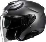 HJC F31 Helmet Solid Semi-Flat Titanium 2XL - Model JA21NUS8SFTV