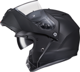 HJC C91 Modular Motorcycle Helmet, Solid Semi-Flat Black, XS, Part EP25NUS3XBSV