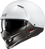 HJC i20N Open-Face Helmet, Solid White, Medium, Part Number JP47NUS5XWHV