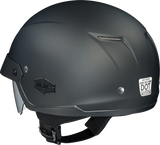 HJC IS-Cruiser Open-Face Motorcycle Helmet, Rubbertone Flat Black, Small, Part Number HP31NUS4RFBV