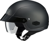 HJC IS-Cruiser Half Helmet, 2XL, Solid Rubbertone Flat Black, Part Number HP31NUS8RFBV