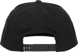 Fly Racing Fly Flow Hat Black - Adjustable Snapback Cap with Curved Bill