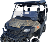 MOOSE OFFROAD Full Folding Windshield - Deluxe, Pioneer 700, V000347-12200M