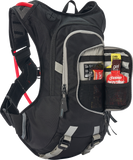 USWE Moto Hydration Pack, 12L Carbon/Black with 3.0L Bladder, Model 5212099001