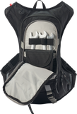 USWE Moto Hydration Pack 8L Black/Gray with 3.0L Bladder, Part Number 5208099001