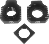 MOOSE OFFROAD 6061-T6 Aluminum W16-5602B Swingarm/Axle Block Adjuster Kit