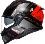 AGV K7 Helmet Kyber Matte Black/Red Small 2118399004-008-S