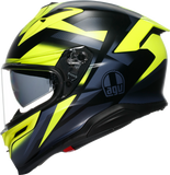 AGV K7 Helmet Glimpse Matte Black/Yellow Fluo Large 2118399004-006-L