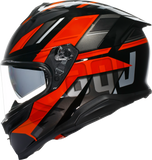 AGV K7 Taurax Helmet Black/Red Large 2118399004-009-L