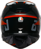 AGV K7 Taurax Helmet Black/Red Large 2118399004-009-L