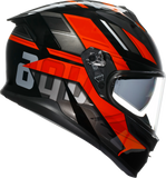 AGV K7 Motorcycle Helmet Taurax Black/Red Medium, Part Number 2118399004-009-M