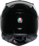 AGV K7 Motorcycle Helmet Gloss Black Large, Part Number 2118399004-014-L