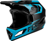 Fly Racing Rayce Sonar Bicycle Helmet Black/Electric Blue, Medium, Part Number 73-3654M