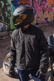 ICON Threshold Modular Helmet Solid Matte Black Large 0100-2694