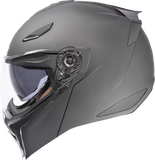 ICON Threshold Modular Helmet Solid Matte Black 2XL, Part Number 0100-2696