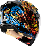 ICON Threshold Modular Helmet Burn Birdie Burn Blue 3XL, Part Number 0100-2727