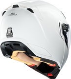 ICON Threshold Modular Helmet Solid Gloss White Small 0100-2819