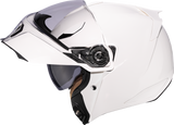 ICON Threshold Modular Helmet Solid Gloss White 2XL, Part Number 0100-2823