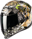 ICON Airframe Pro Aztec Nine Gold Motorcycle Helmet, Small, Part Number 0101-19167
