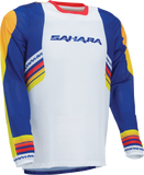 MOOSE OFFROAD Large Sahara Jersey Blue/Orange 2910-8782