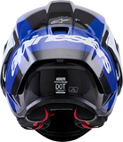 Alpinestars Supertech R10 Helmet Arius Gloss Black/White/Blue Large 8203926-1647-L