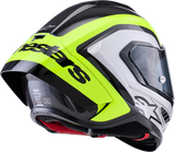 ALPINESTARS Supertech R10 Helmet - 22.06 - Arius - Gloss Black/Silver/Yellow Fluo - XL 8203926-1699-XL