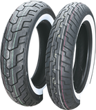 Dunlop D404 Front Tire - 150/80-16 Wide Whitewall - Model 45605490 for Cruiser Bikes