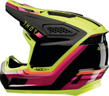 THOR Fleet Defy Helmet Black/Acid XL, Part Number 0110-9427